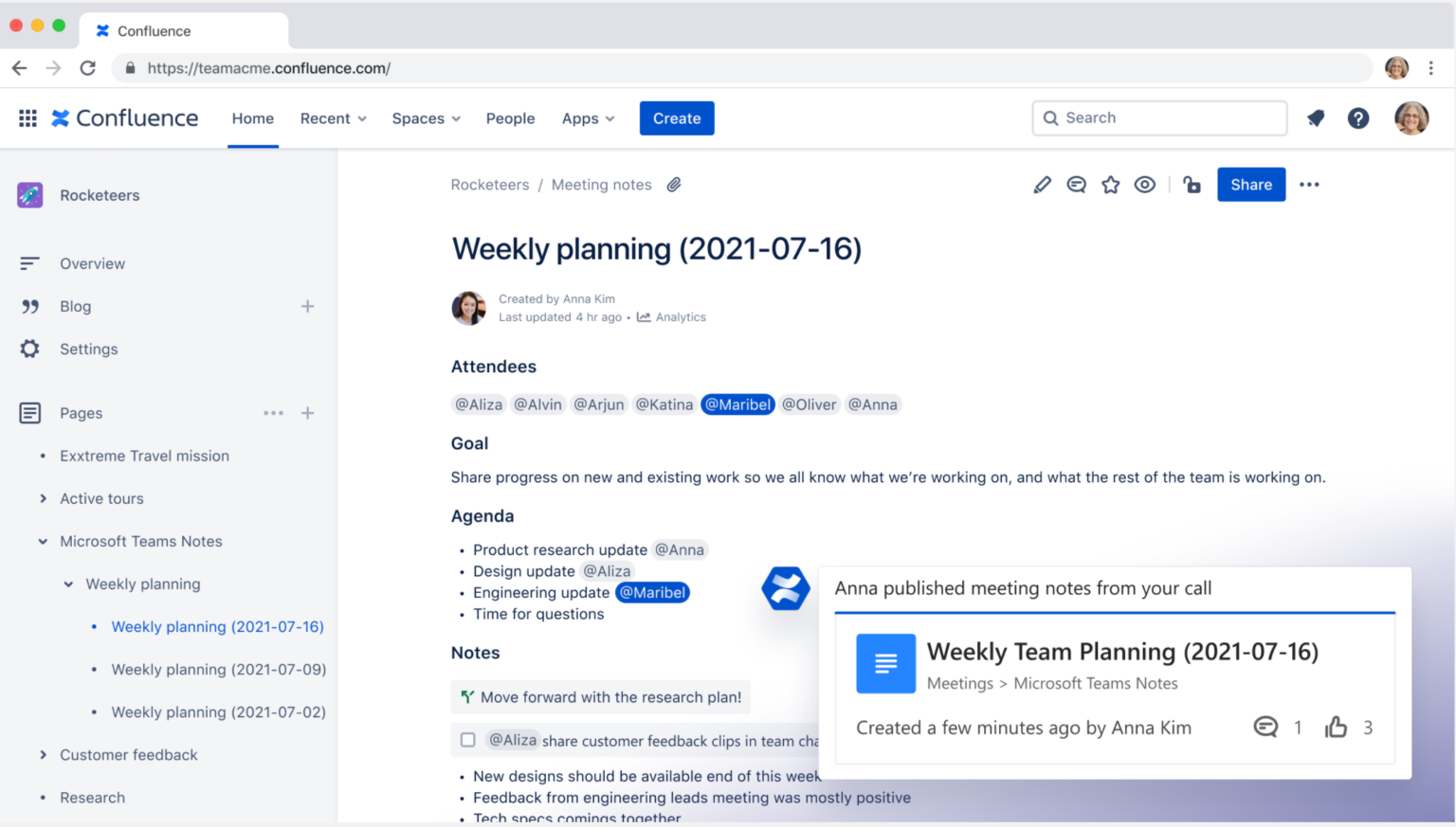 Meet The Confluence Cloud For Microsoft Teams App Work Life By Atlassian