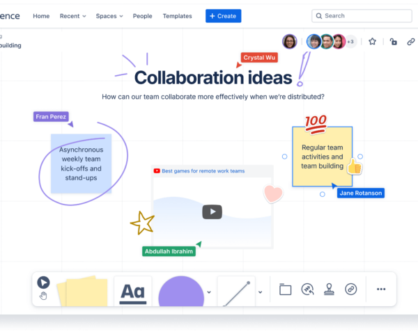 Bring ideas to life with Confluence whiteboards