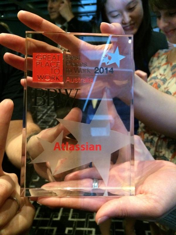 Atlassian Named 2014 Best Place to Work in Australia! - Atlassian Blog