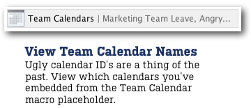 Team Calendars Wiki Calendar for Confluence - Macro Icon