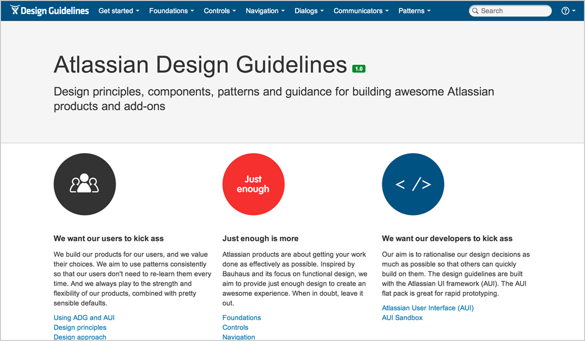 Atlassian Design Guidelines