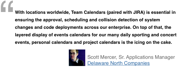 Atlassian Confluence - Team Calendars 3 - Timeline View