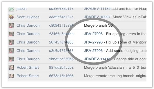 Jira issue linking on Bitbucket's commit view