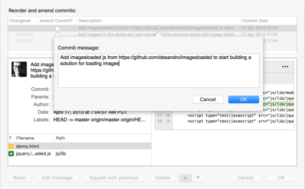 Interactive Rebase In Sourcetree Work Life By Atlassian