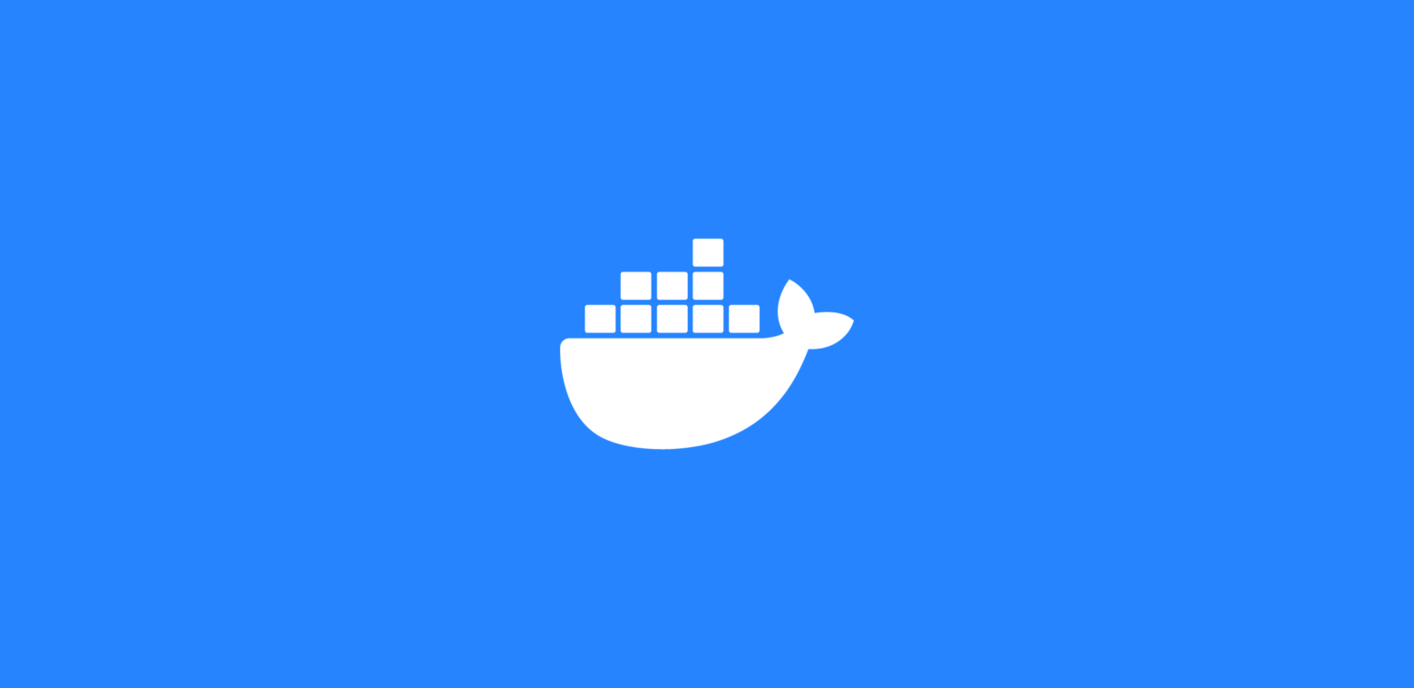 A logo of Docker