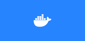A logo of Docker