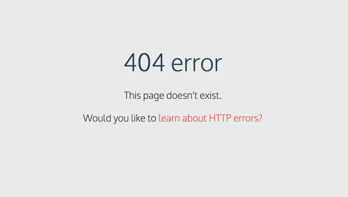 44 Incredible 404 Error Pages