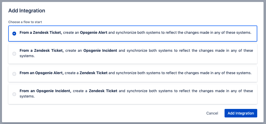 integration framework for Zendesk