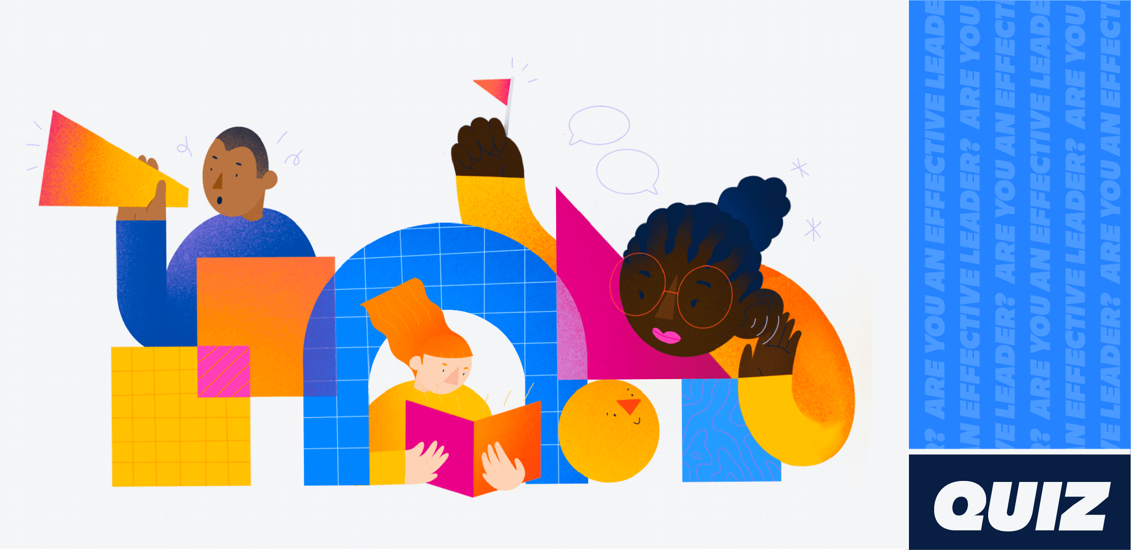 People denoting effective leadership