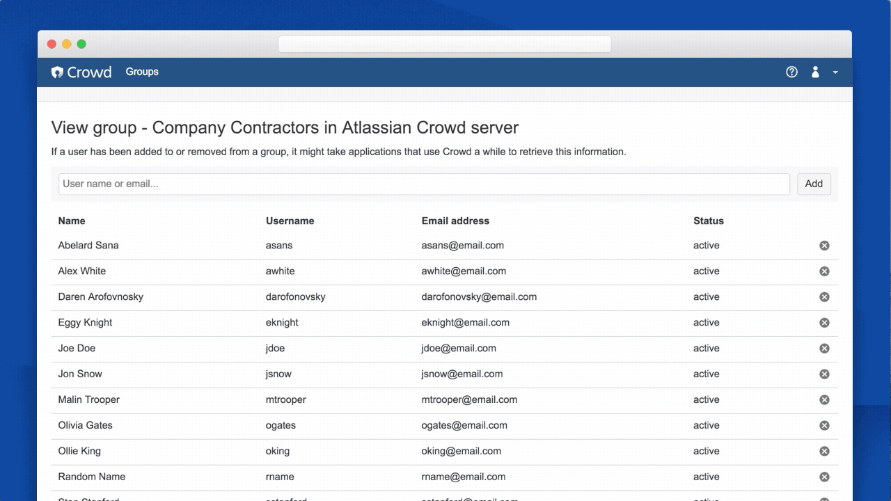 delegate administrative tasks in Crowd Data Center