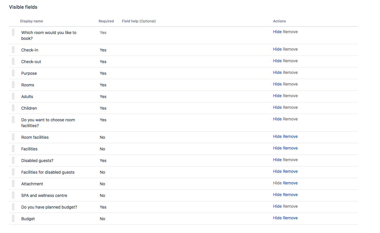 edit and customize fields in Jira Service Desk