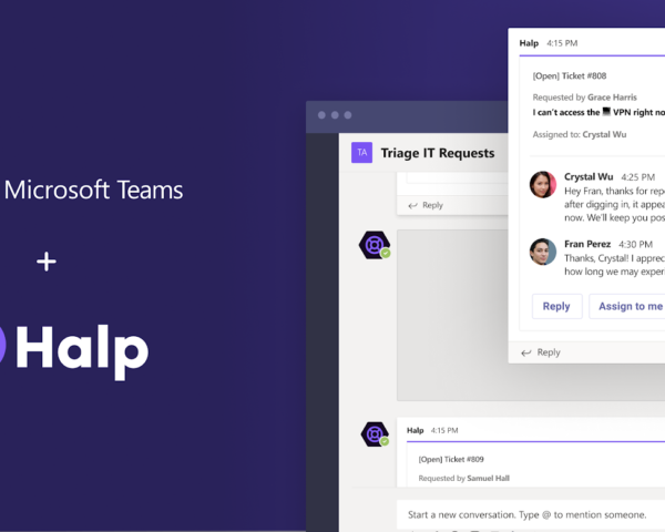 Halp brings help desk resolution directly into Microsoft Teams
