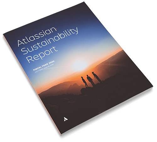 2020 Sustainability Report Cover