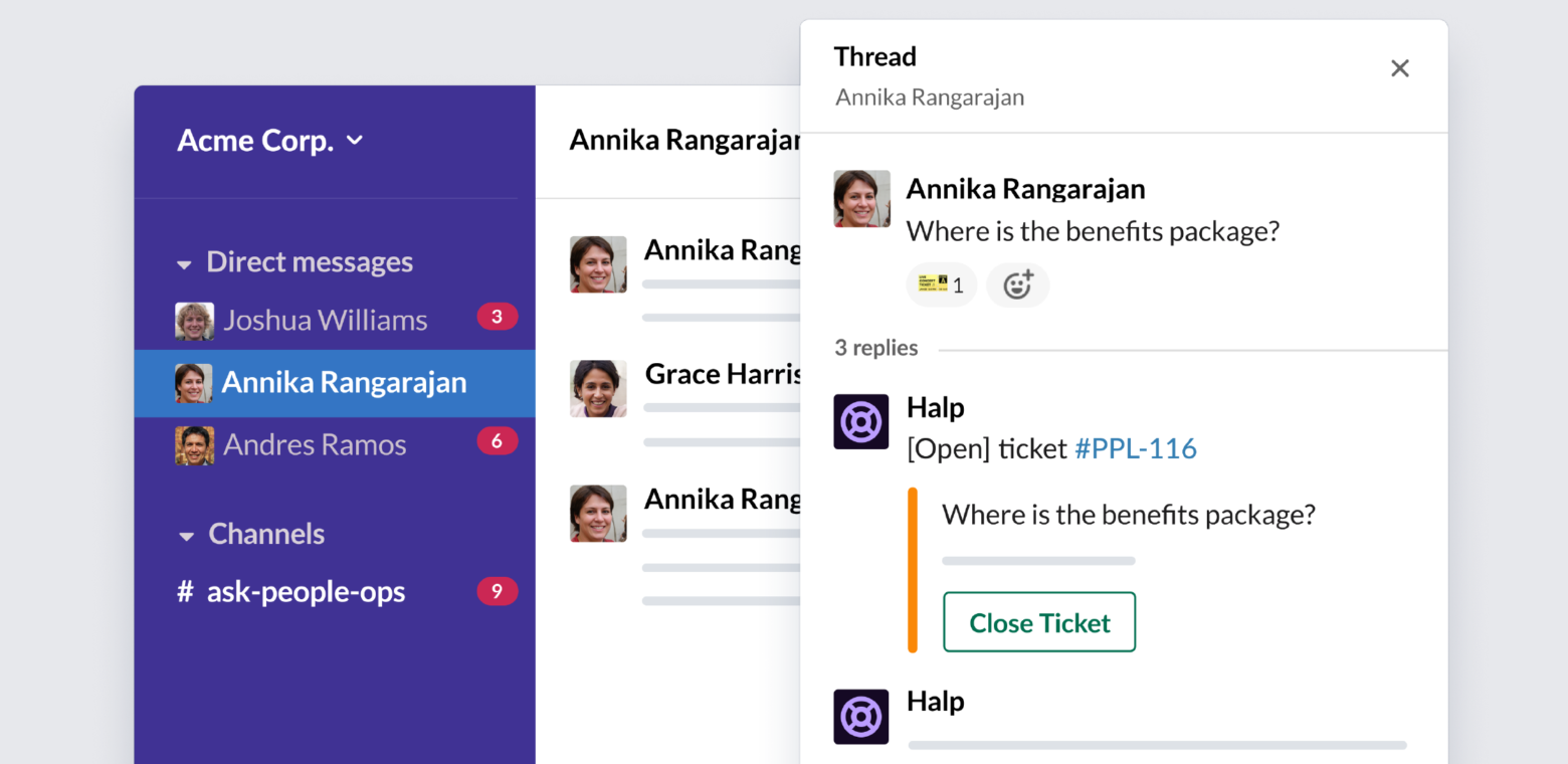 4 reasons your People Ops team needs conversational ticketing