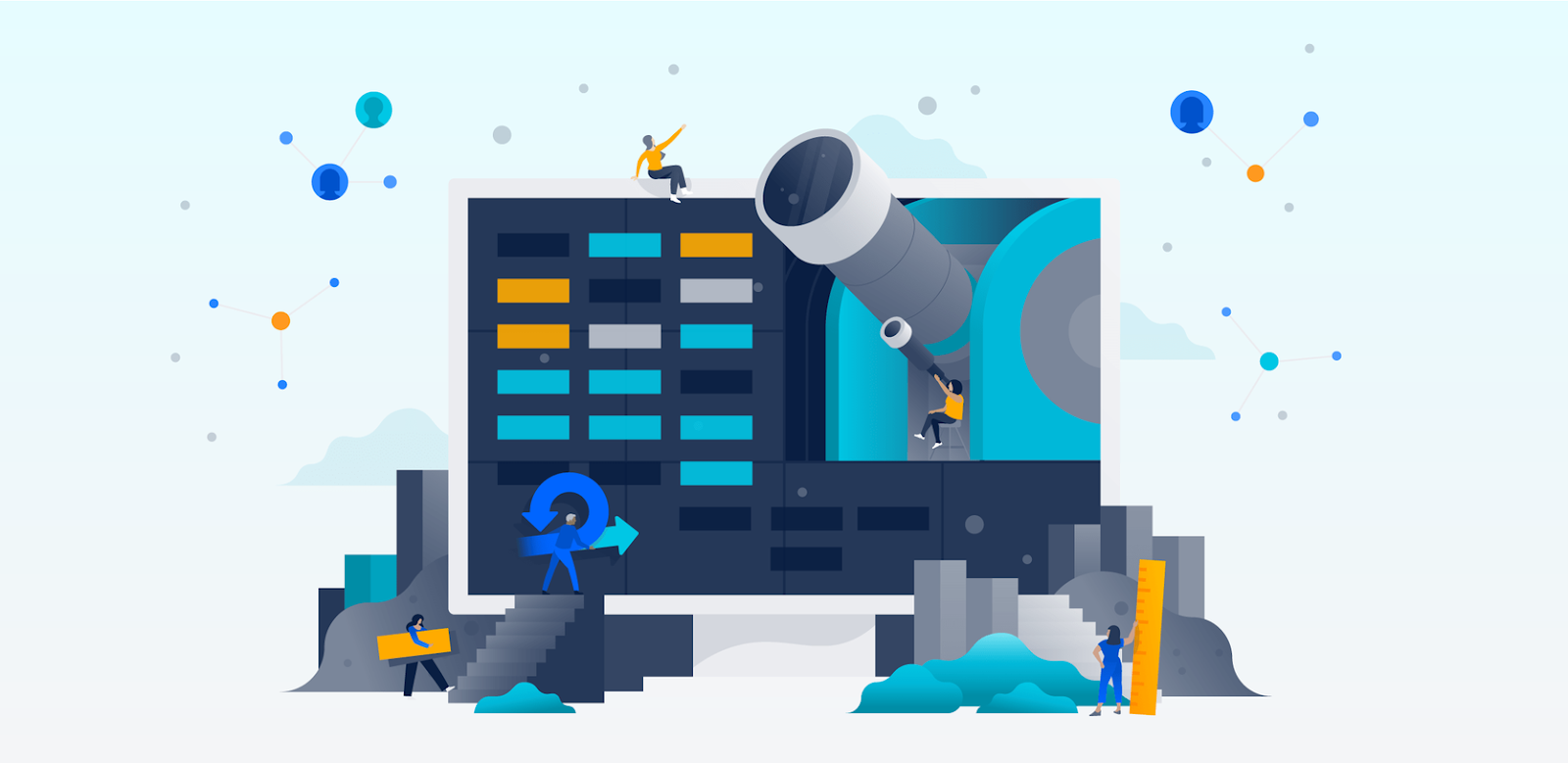 Animated graphic future of work