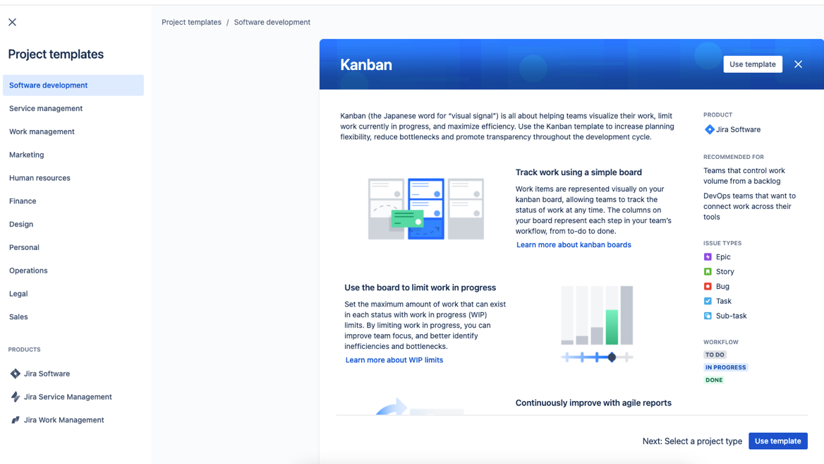 kanban screenshot