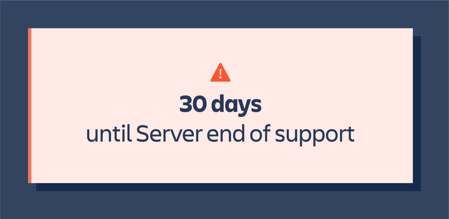Migrate Now: Server support ends on Feb. 15