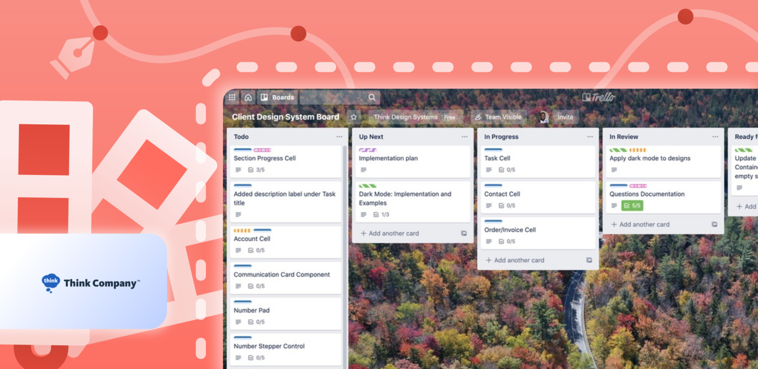 How Think company uses Trello to manage a design system