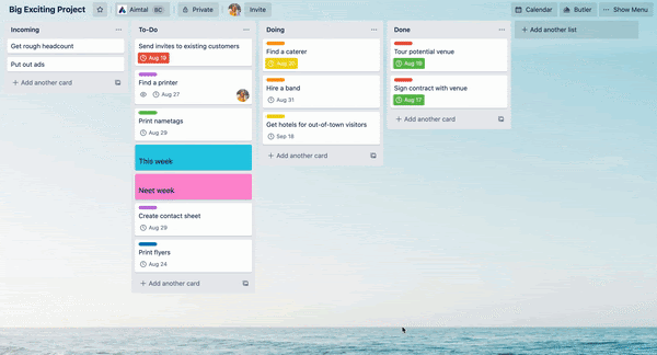 Track Tasks With Calendar View In Trello