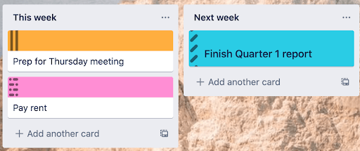 Full Card Cover Colors in Trello