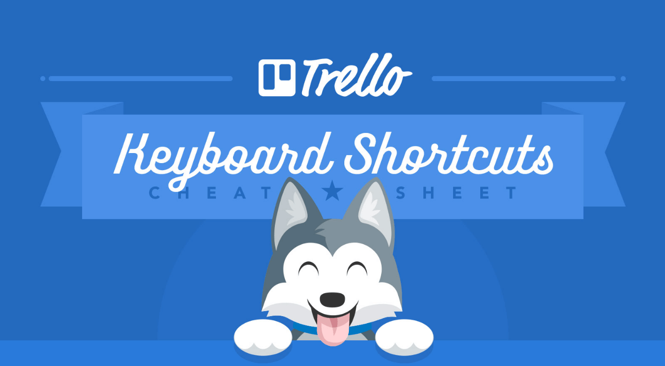 Trello keyboard shortcuts: an infographic cheat sheet
