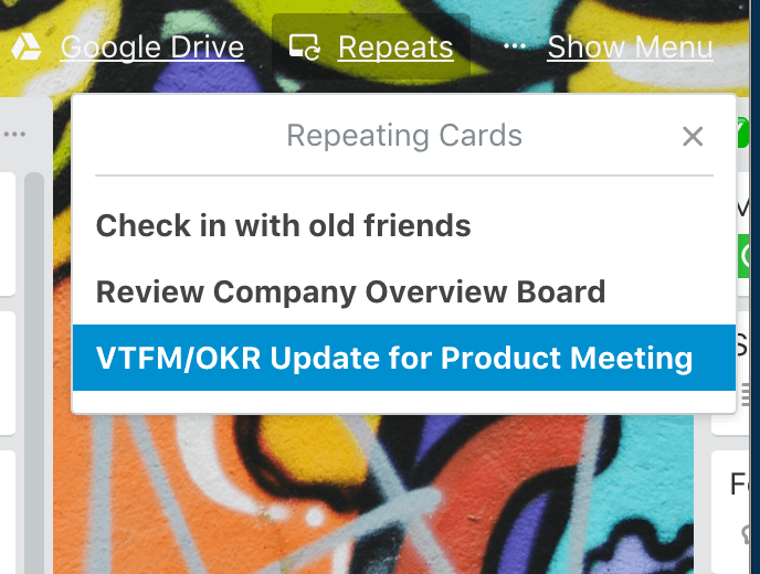 Recurring Cards Power Up in Trello