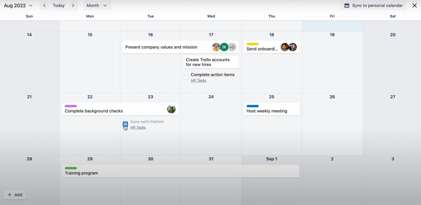  Photo of a Kanban-style Trello board used for project management