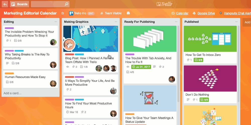 How to use Trello and Google Hangouts Chat together