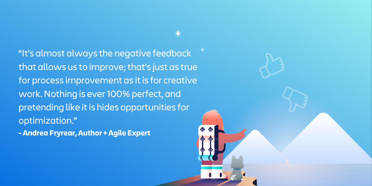 how to provide feedback according to an agile expert