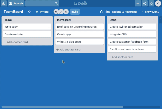 time tracking for Trello