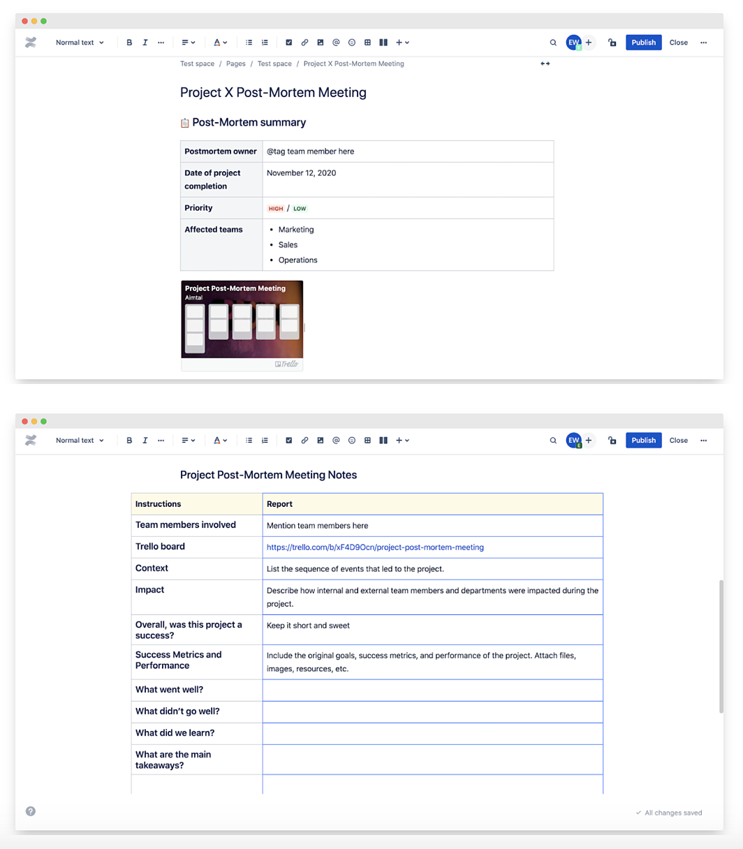 Image of Trello and Confluence integration 