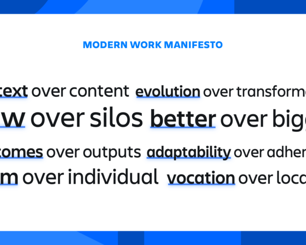 A modern work manifesto for distributed teams