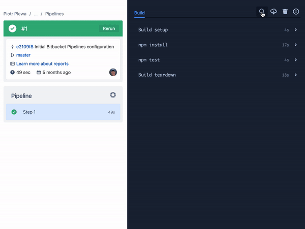 Conditional steps and improvements to logs in Bitbucket Pipelines