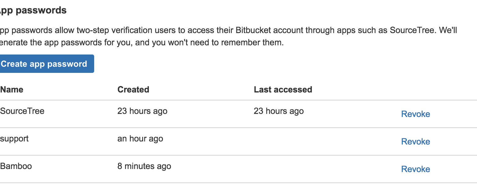 App passwords are here in Bitbucket Cloud