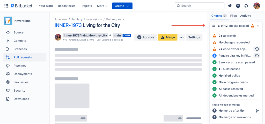 Scale your code review with custom merge checks