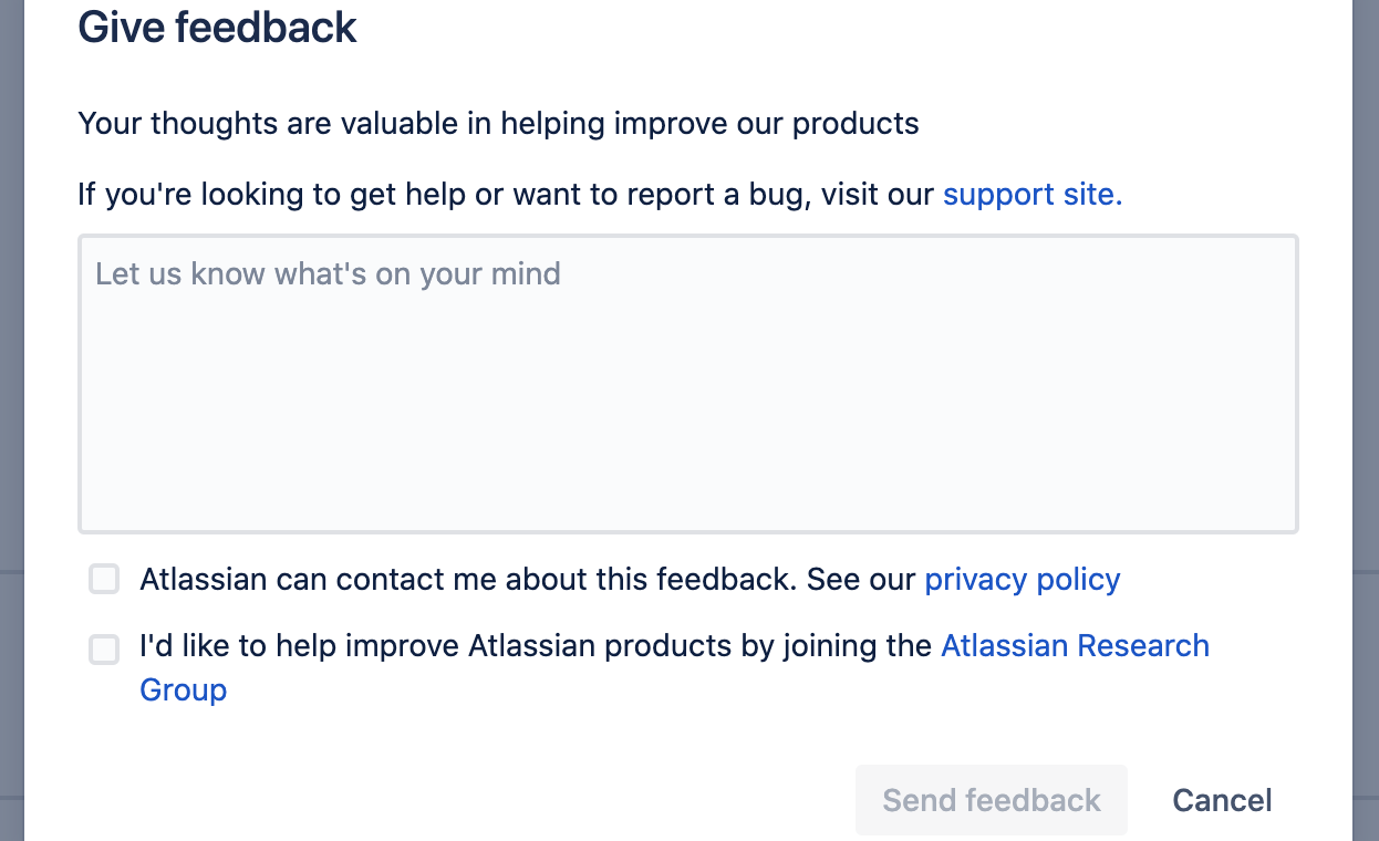 Update on how to submit product feedback