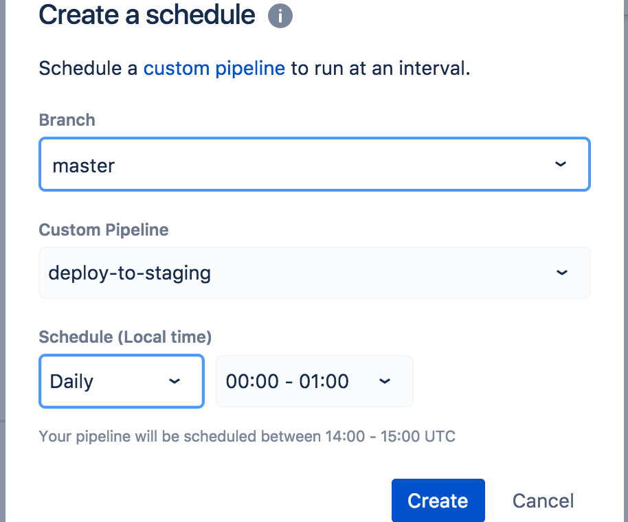 Scheduled pipelines now available in Bitbucket Pipelines