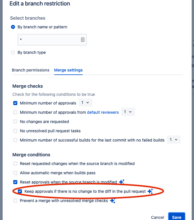 Preserving pull request approvals