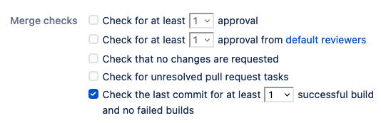 More reliable merge checks