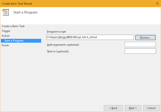 scheduling git commands across repositories