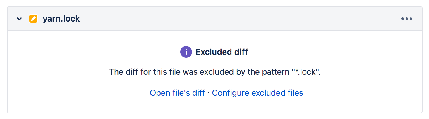 Exclude files from the new pull request experience