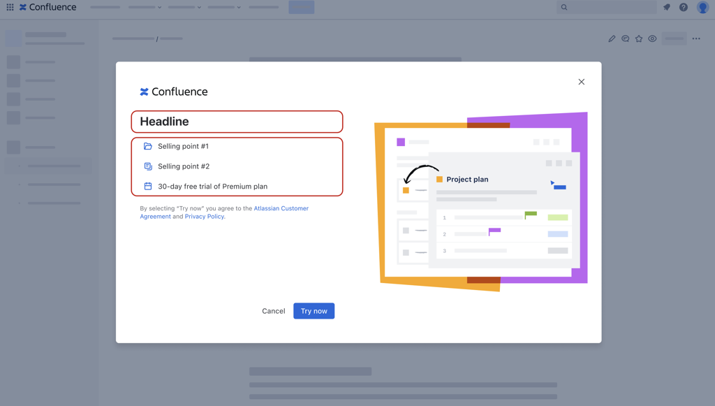 A module's design before user testing