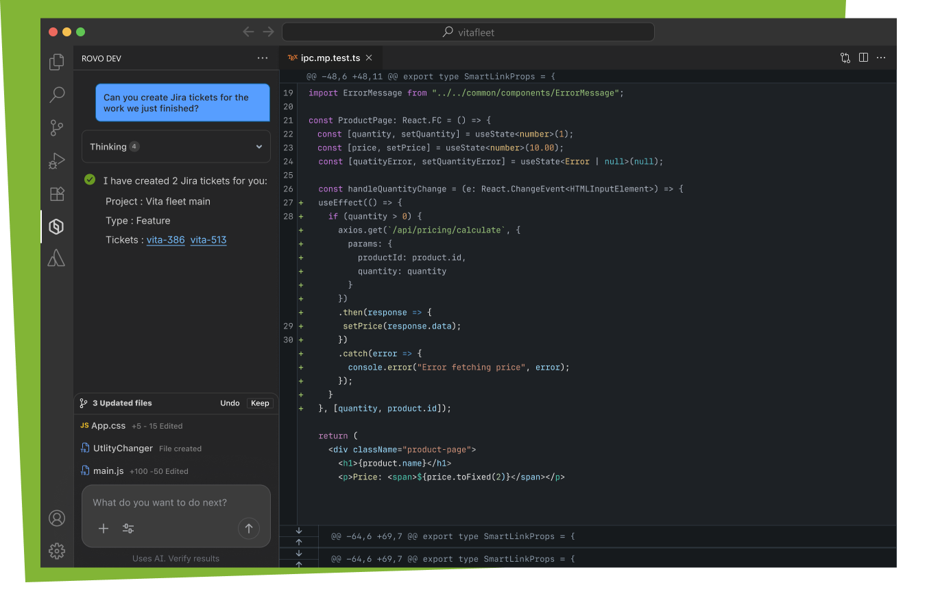 Rovo Dev is now generally available in VS Code - Work Life by Atlassian