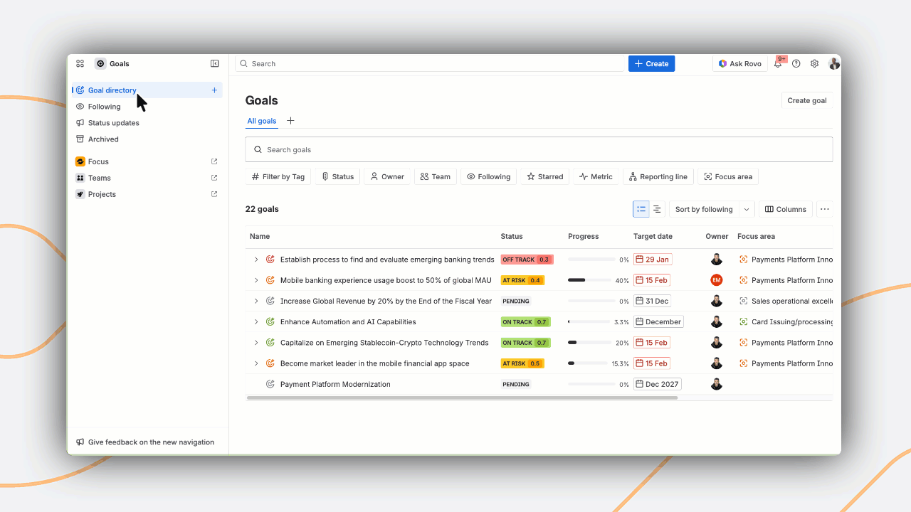 Define and measure goals with Atlassian