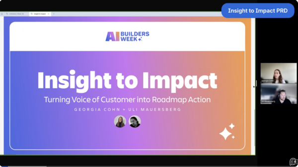 Presentation: Insights to Impact