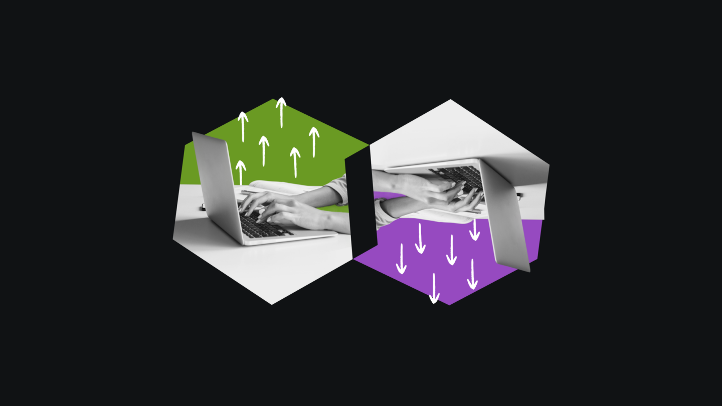 Abstract illustration representing the tension between universal AI adoption and the social stigma of disclosing AI use at work.