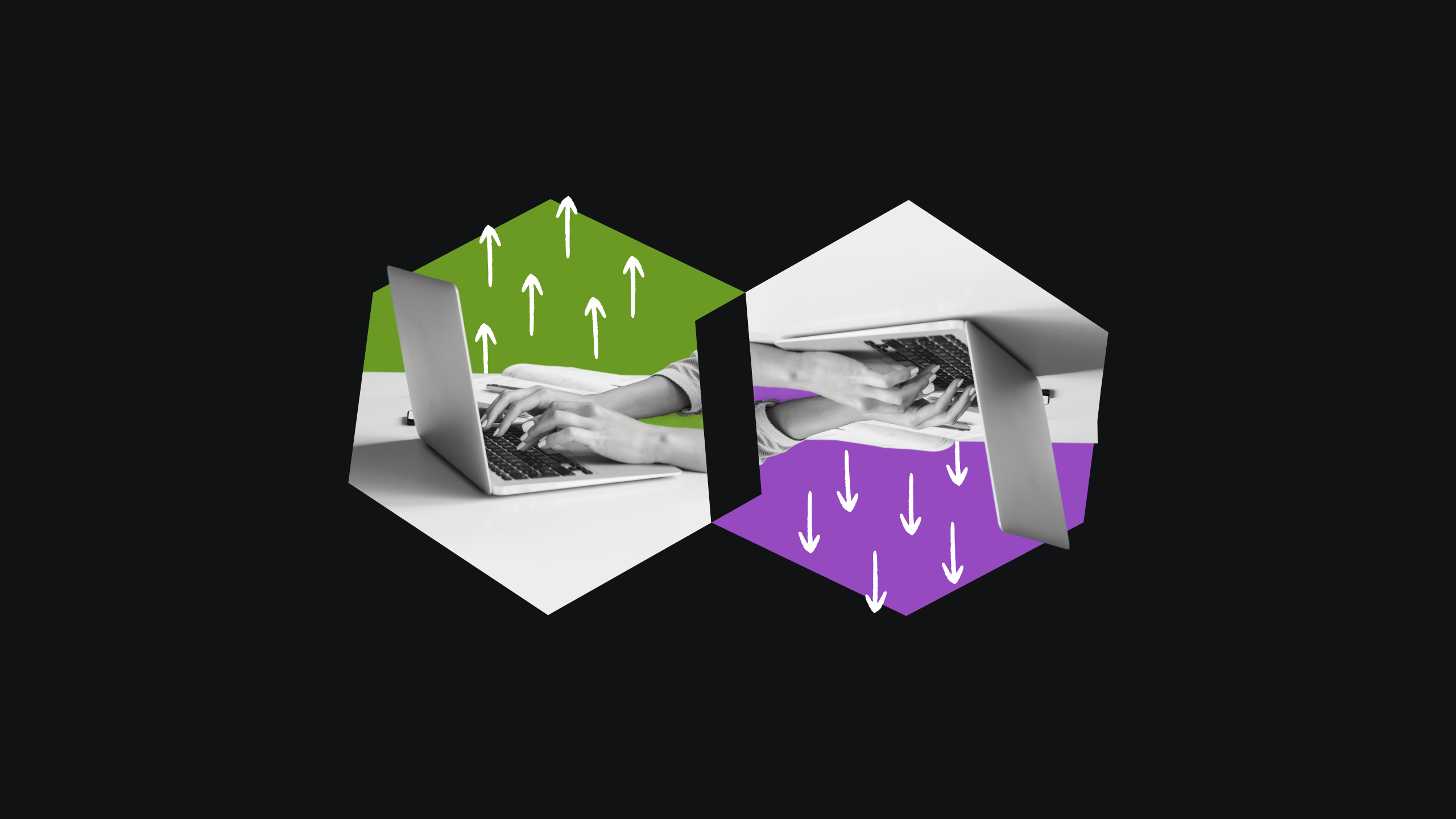 Abstract illustration representing the tension between universal AI adoption and the social stigma of disclosing AI use at work.