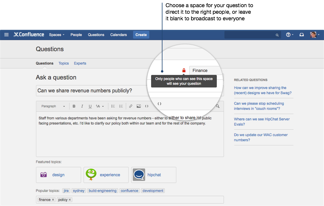 Share tribal knowledge securely with Confluence Questions 2
