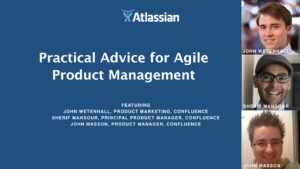 Practical Advice for Agile Product Management