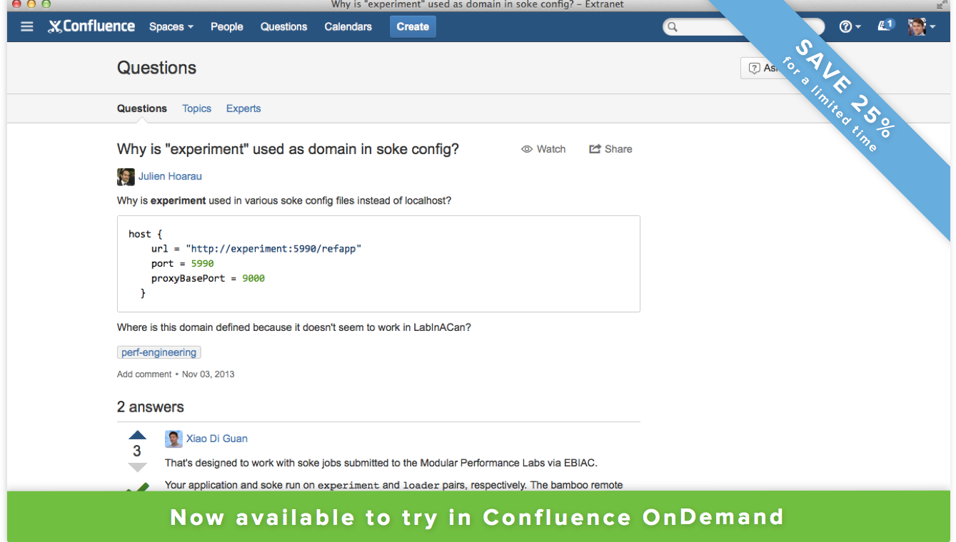 Confluence Questions Beta Update: Available OnDemand + 25% off